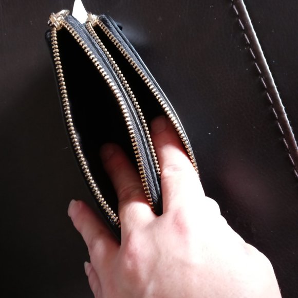 Coach double zip wristlet - Picture 6 of 6